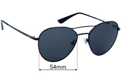 Vogue VO4060-S Replacement Lenses 54mm wide 