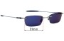 Sunglass Fix Replacement Lenses for Oakley Why 4 Alternative Lens Shape - 51mm Wide 