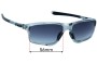 Sunglass Fix Replacement Lenses for Oakley Crosslink Zero OX8076 - 56mm Wide 