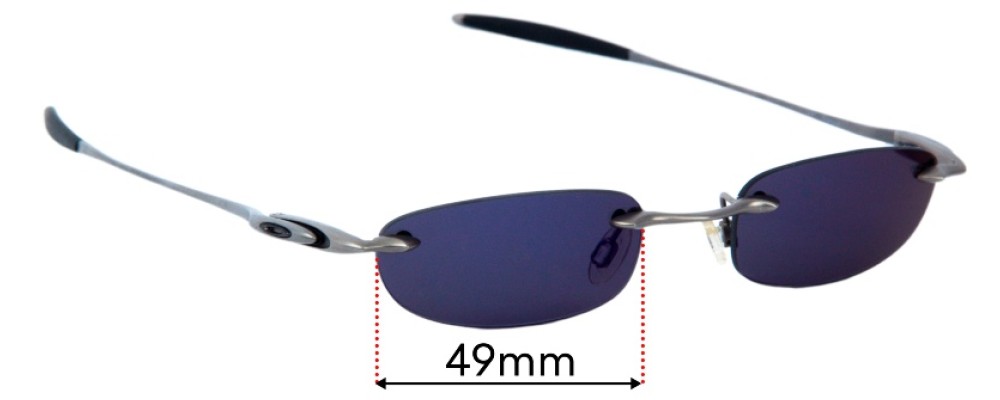 forhandler Allieret Polar Oakley Why 4 49mm Replacement Lenses by Sunglass Fix™