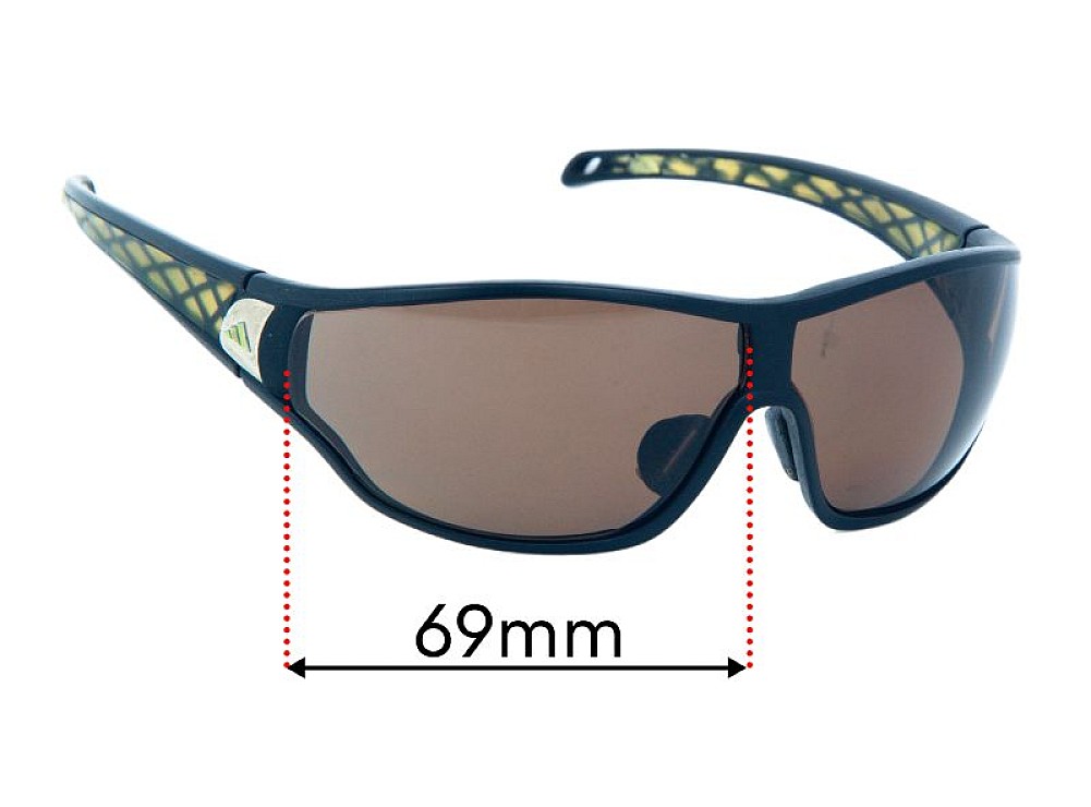 レンズ Adidas A190 Tycane Pro S 69mm Replacement Lenses
