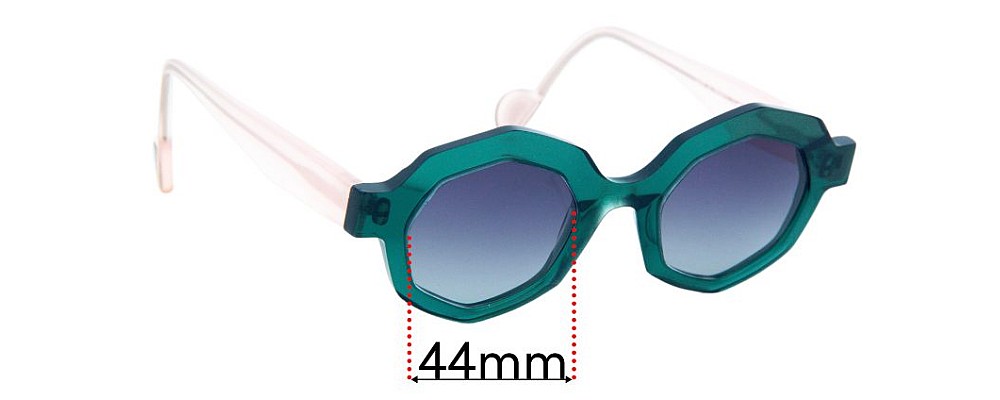 Sunglass Fix Replacement Lenses for Anne & Valentin Swinton - 44mm Wide