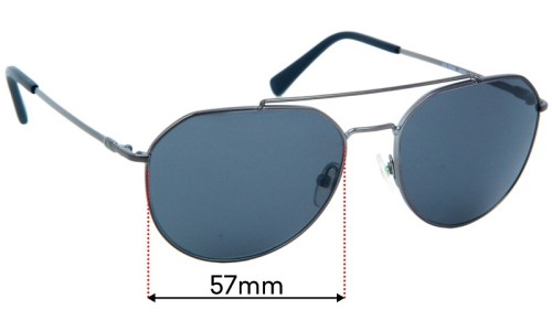 Armani Exchange AX 1029 Replacement Lenses 57mm wide 