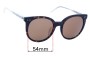 Sunglass Fix Replacement Lenses for Bottega Veneta BV 61/SK - 54mm Wide 