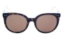 Bottega Veneta BV 61/SK Replacement Sunglass Lenses - 54mm Wide Front View 