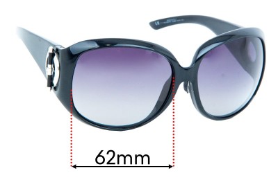 Christian Dior DIOR DESIGN1/F/S Replacement Lenses 62mm wide 