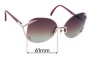Sunglass Fix Replacement Lenses for Christian Dior 2289 - 61mm Wide 