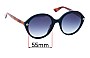 Sunglass Fix Replacement Lenses for Gucci GG0023S  - 55mm Wide 