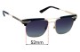 Sunglass Fix Replacement Lenses for Gucci GG0287S - 52mm Wide 