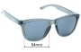 Sunglass Fix Replacement Lenses for Hawkers Dark ONE - 54mm Wide 