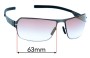 Sunglass Fix Replacement Lenses for IC! Berlin Jesse - 63mm Wide 