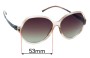 Sunglass Fix Replacement Lenses for IC! Berlin Camille - 53mm Wide 