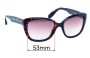 Sunglass Fix Replacement Lenses for Marc by Marc Jacobs MMJ 274/S - 53mm Wide 