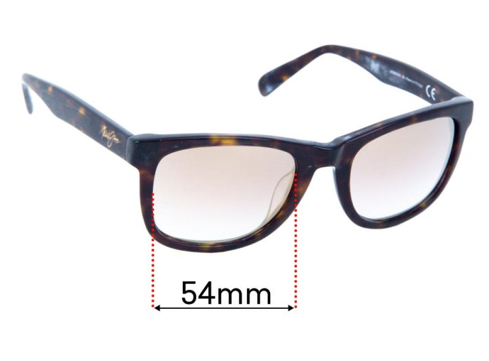 Sunglass Fix Replacement Lenses for Maui Jim MJ293 Legends - 54mm Wide Sunglass Fix Replacement Lenses for Maui Jim MJ293 Legends - 54mm Wide