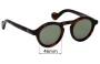 Sunglass Fix Ersatzgläser für Moncler ML 0042 - 46mm Wide 