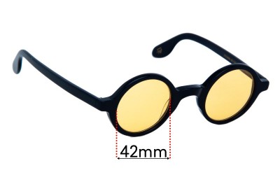 Moscot Zolman Replacement Lenses 42mm wide 