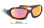 Sunglass Fix Verres de Remplacement pour Oakley Monster Doggle - 62mm Wide 