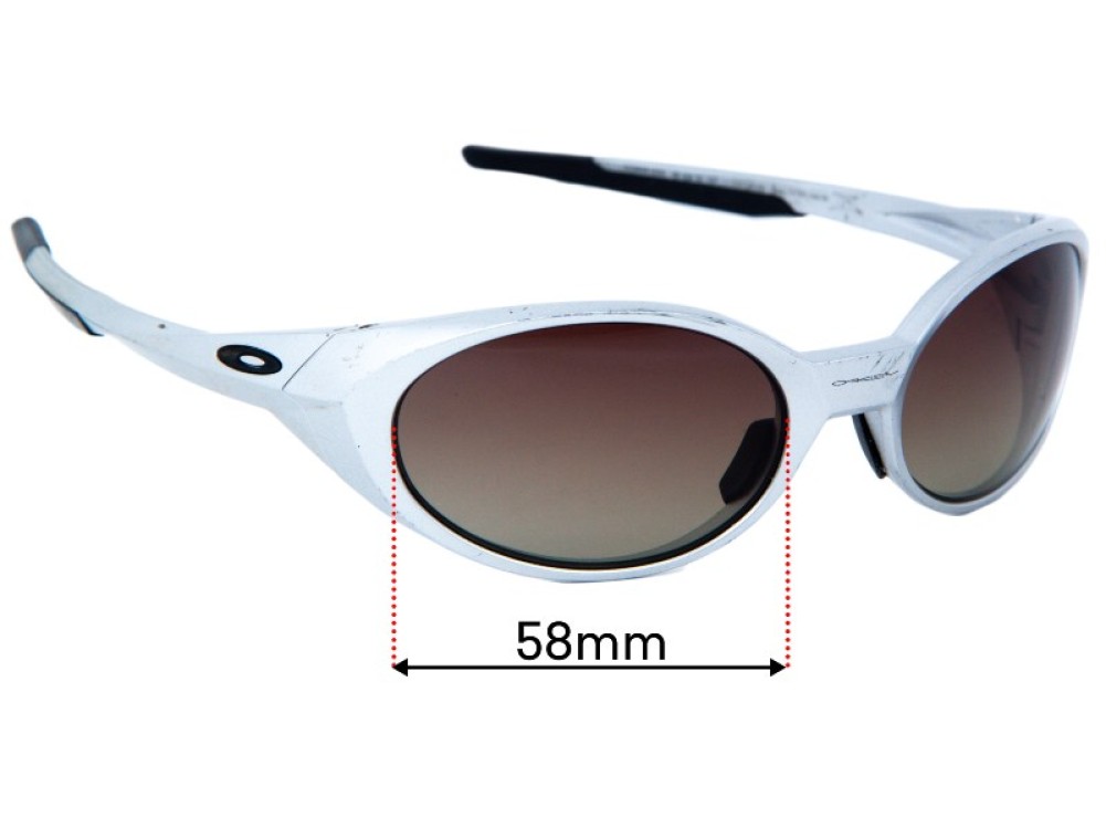 Sunglass Fix Replacement Lenses for Oakley Eye Jacket Redux OO9438 - 58mm Wide Sunglass Fix Replacement Lenses for Oakley Eye Jacket Redux OO9438 - 58mm Wide
