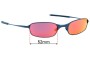 Sunglass Fix Lentes de Repuesto para Oakley Square Wire 2.0 Rx - 52mm Wide 