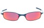 Sunglass Fix Replacement Lenses for Oakley Square Wire 2.0 Rx - 52mm Wide Front View 
