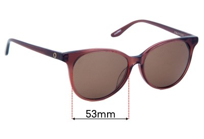 Oroton  Myall Verres de Remplacement 53mm wide 