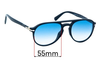 Persol 3235-S Replacement Lenses 55mm wide 
