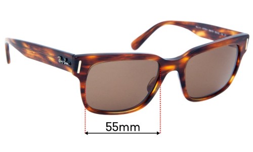 Ray Ban RB2190 Jeffrey Replacement Lenses 55mm wide 