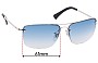 Sunglass Fix Replacement Lenses for Ray Ban RB3607 - 61mm Wide 