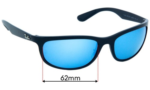 Ray Ban RB4265 Replacement Lenses 62mm wide 