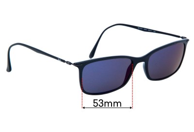 Ray-Ban RB7031 LightRay Verres de Remplacement 53mm wide 