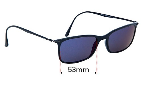 Ray Ban RB7031 LightRay  Replacement Lenses 53mm wide 