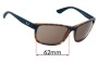 Sunglass Fix Replacement Lenses for Ray Ban RB4031L - 62mm Wide 