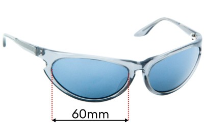 Ray Ban B&L W2199 Replacement Lenses 60mm wide 