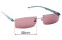 Sunglass Fix Replacement Lenses for Schottinger MOD.1199 - 55mm Wide 