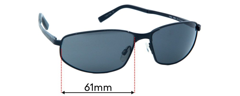 Sunglass Fix Replacement Lenses for Serengeti Vitale - 61mm Wide