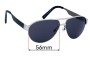 Sunglass Fix Lentilles de Remplacement pour Specsavers Sun Rx 59 - 56mm Wide 