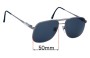 Sunglass Fix Replacement Lenses for Stetson Zyloware - 56mm Wide 