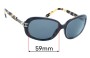Sunglass Fix Replacement Lenses for Tiffany & Co TF 4008-B - 59mm Wide 