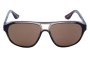 Sunglass Fix Replacement Lenses for Tod's TO 34 - 60 mm Wide Front View 
