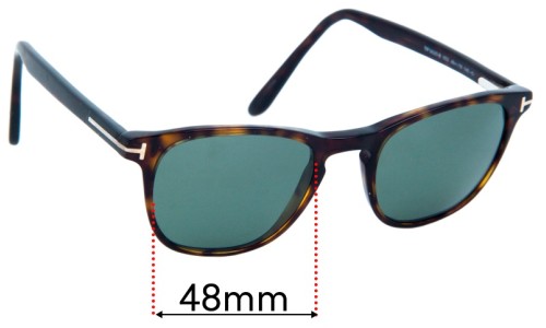Tom Ford TF5625 Replacement Lenses 48mm wide 