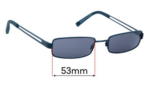 Tommy Hilfiger TH 44 Replacement Lenses 53mm wide 