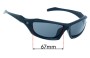 Sunglass Fix Replacement Lenses for Wiley X Burner - 67mm Wide 