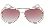 Chloe CE 134S Replacement Sunglass Lenses - Front View 