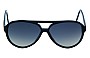 Dolce & Gabbana DG4016 Sunglasses Replacement Lenses 61mm Wide - Front View  