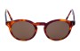 Ellery Sun Rx 08 Sunglasses Replacement Lenses 48mm Wide - Front View 