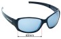Sunglass Fix Lentes de Repuesto para Julbo Monte Bianco - 62mm Wide 