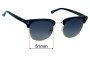 Sunglass Fix Lentes de Repuesto para Oscar Wylee Hunter - 51mm Wide 