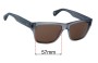 Sunglass Fix Replacement Lenses for Paul Smith PM8236-S-U  - 57mm Wide 