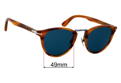 Persol 3108-S Replacement Lenses 49mm wide 