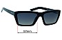 Sunglass Fix Verres de Remplacement pour Prada SPR04V - 57mm Wide 